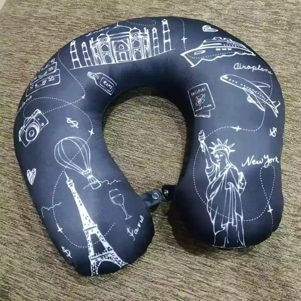 Buy Personalized Travel Theme Neck Pillow Online
